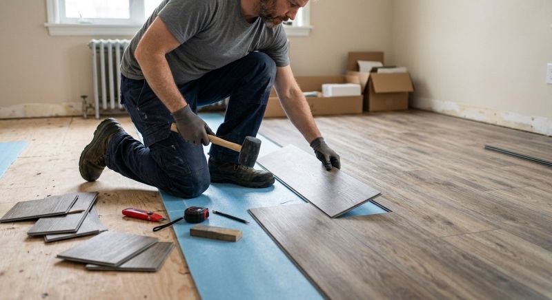 Linoleum Floor Installation in Barrington, RI