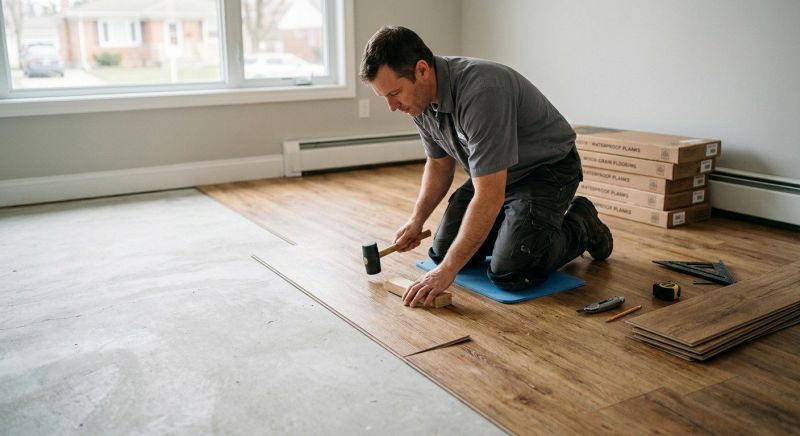 Linoleum Floor Installation in East Providence, RI