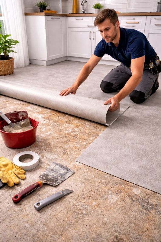 Linoleum Floor Installation in Thompson, CT