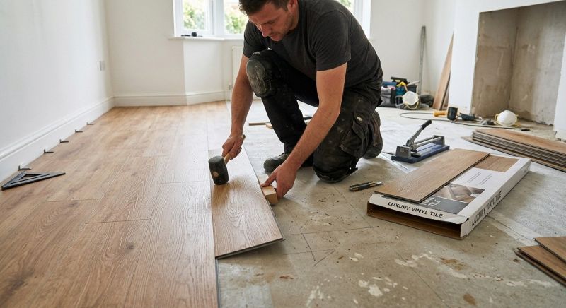 Luxury Vinyl Tile Installation in Fall River, MA