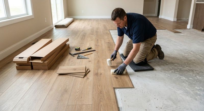 Luxury Vinyl Tile Installation in Newport, RI