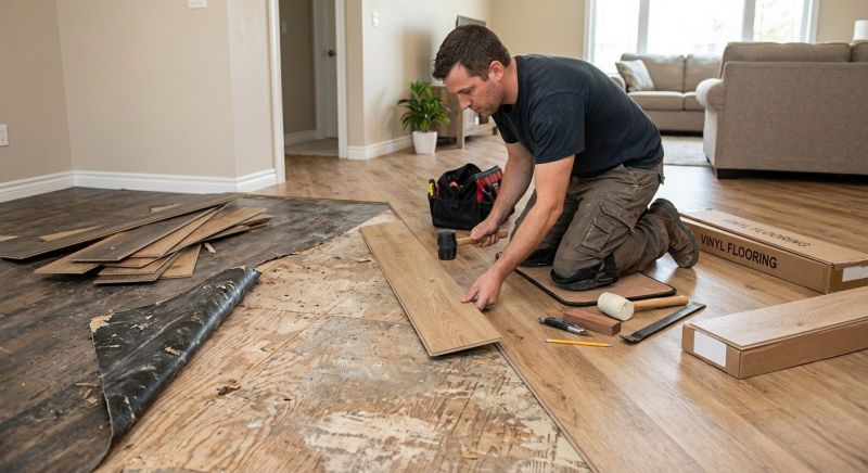Vinyl Flooring Installation in Coventry, RI