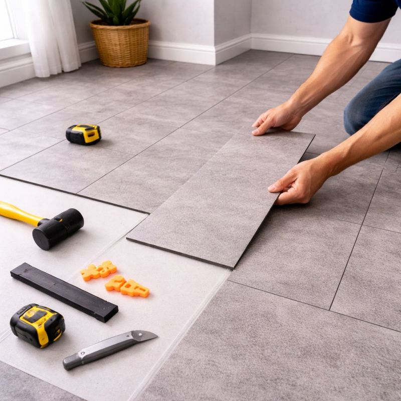 Vinyl Tile Installation in Coventry, RI